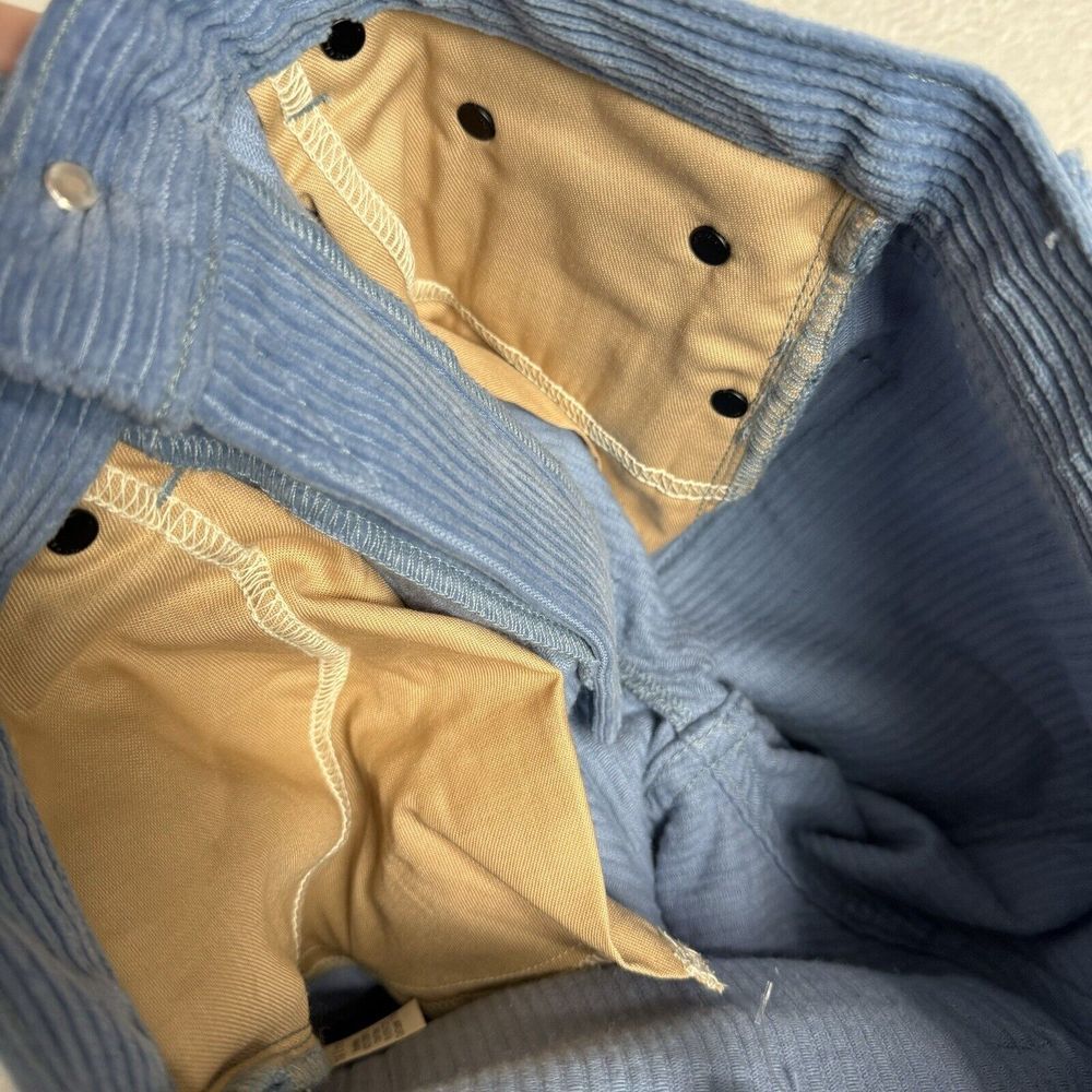 Rag & Bone Riviera High Waist Ankle Straight Corduroy Jeans Size 24 Baby blue - Picture 13 of 15